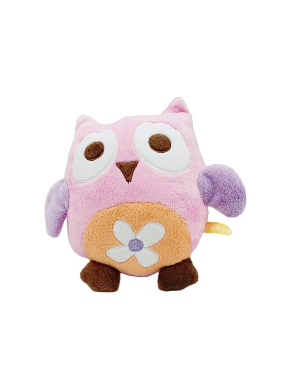 Bananafish Owl Plush Stuffed Animal Pink Brown